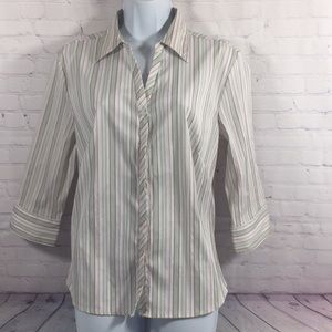 DCC  Missy Easy Care Stretch 3/4 Sleeve Top Size L